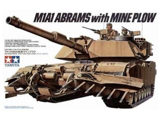 Czołg M1A1 Abrams plastikowy model do sklejania, Tamiya 35158
