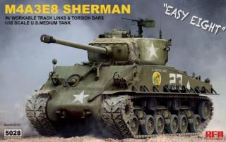 Czołg Sherman M4A3E8 Easy Eight w skali 1:35 RFM 5028