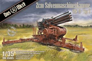 Das Werk DW35005 2cm Salvenmaschinenkanone SMK 18 Typ 2 1/35