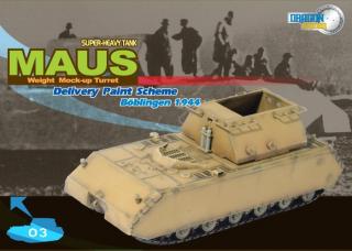 Die Cast Dragon Armor 60156 German Super Heavy Tank Maus M.U.T. Boblingen 1944