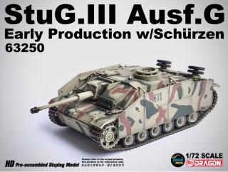 Dragon Armor 63250 StuG III Ausf. G Early Production w/Schurzen Pz.Abt.115 - Italy 1943