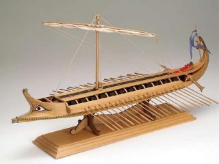 Drewniany model do sklejania Bireme Greek Warship - Amati 1404