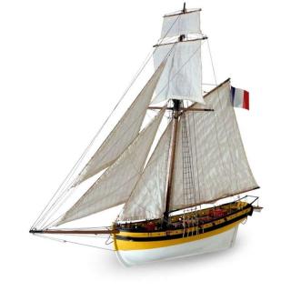 Drewniany model do sklejania kutra Le Renard - Artesania 22401