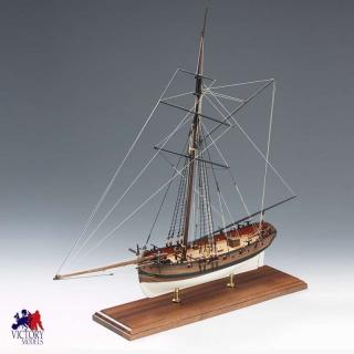 Drewniany model do sklejania okrętu Lady Nelson - Amati 1300/01