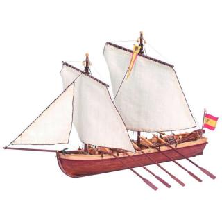 Drewniany model do sklejania szalupy Santisima Trinidad do sklejania w skali 1:50 z firmy Artesania 19014