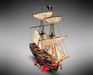 Drewniany model do sklejania żaglowca Captain Morgan - Mamoli MM05