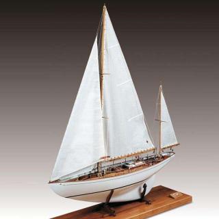 Drewniany model jachtu Dorade do sklejania - Amati 1605 skala 1:20