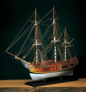 Drewniany model okrętu HMS Bounty do sklejania - Amati 1432