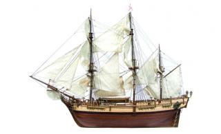 Drewniany model okrętu żaglowego HMS Bounty 1:45 OcCre 14006