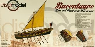 Drewniany model szalupy Le Bucentaura do sklejania 1:30 Disarmodel 20132