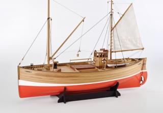 Drewniany model szkockiego statku rybackiego Fifie do sklejania - Amati nr 1300/09 w skali 1:32