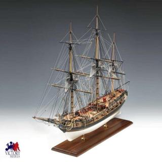Drewniany model żaglowca do sklejania H.M.S. Fly - Amati 1300/03