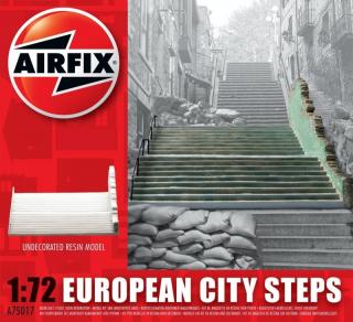 Europejskie schody, model w skali 1:72 z firmy Airfix nr A75017