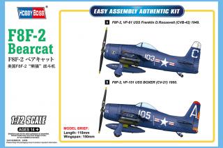 F8F-2 Bearcat Hobby Boss 87269 model 1-72