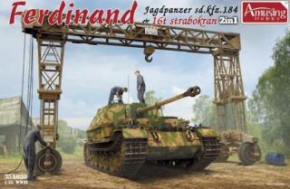 Ferdinand Sd.Kfz.184 - Full Interior  16t Strabokran Amusing Hobby 35A030