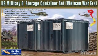 Gecko Models 35GM0112 US Military 8's Storage Container Set (Vietnam War Era) 1/35