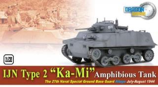Gotowy model czołgu IJN Type 2 Ka-Mi Dragon 60584 w skali 1:72