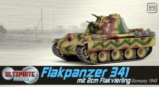 Gotowy model Flakpanzer 341 z Flakvierling Dragon 60644 skala 1:72