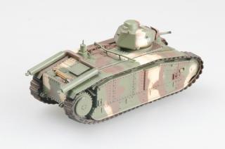 Gotowy model sklejony i pomalowany czołg Char B1 Easy Model nr 36160 w skali 1:72