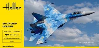 Heller 80371 Samolot Su-27 UB/P Ukraine model 1-72