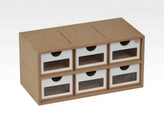 Hobby Zone OM01a - modułowy organizer z 6 szufladkami