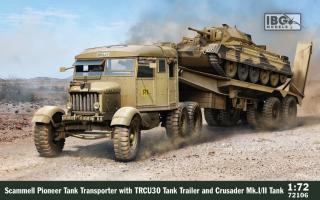 IBG 72106 Scammell Pioneer Tank Transporter with TRCU30 Trailer  Crusader Mk.I/II 1/72