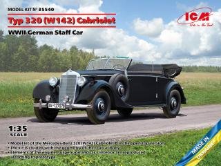 ICM 35540 Typ 320 (W142) Cabriolet WWII Staff car 1/35