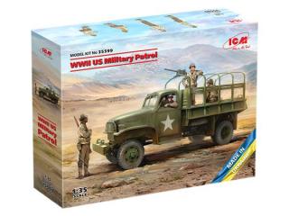 ICM 35599 Ciężarówka i figurki amerykański patrol model 1-35