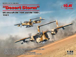 ICM 48302 Desert Storm USaircraft OV-10A  OV-10D+ 1/48