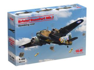 ICM 48314 Bristol Beaufort Mk.I - Bombing Raid 1/48