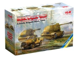 ICM DS3517 Mobile brigade West Schnelle Brigade West 1943 zestaw 3 modele 1-35