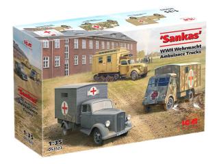 ICM DS3523 "Sankas" - WWII Wehrmacht Ambulance Trucks 1/35