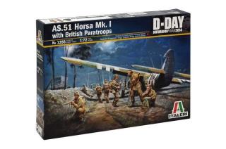 Italeri 1356 AS.51 Horsa Mk. I with British Paratroops