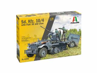 Italeri 6395 Sd.Kfz.10/4 with FlaK 30  Crew 1/35
