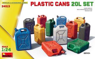 MiniArt 24013 Plastic Cans 20 L Set scale 1/24