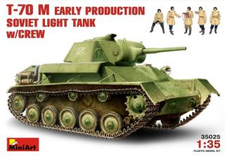 MiniArt 35025 T-70 M Wczesna produkcja czołgu z załogą 1-35