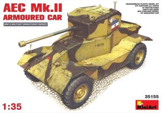 MiniArt 35155 Samochód pancerny AEC Mk.II model 1-35