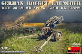MiniArt 35269 German Rocket Launcher with 28 cm WK SPR  32 cm WK FLAMM