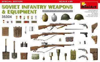 MiniArt 35304 Soviet Inf. Weapons  Equipm. Sp. Edition scale 1/35