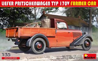 MiniArt 38060 Liefer Pritschenwagen Typ 170V Farmer Car model 1-35