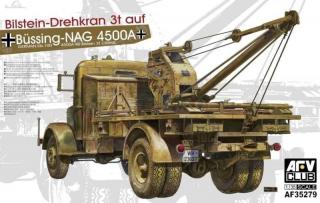 Model AFV AF35279 pojazdu Kfz.100 4500A z dźwigiem - skala 1-35