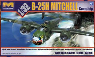 Model bombowca B-25H Mitchell do sklejania HK Models 01E03