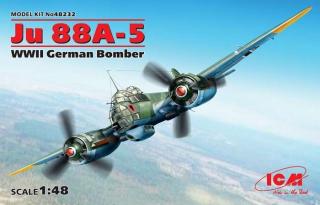 Model bombowca Junkers Ju-88a-5 w skali 1:48 ICM 48232