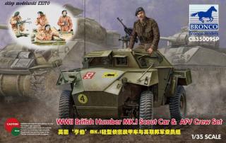 Model Bronco CB35009SP WWII British Humber MK.I Scout Car  AFV Crew Set