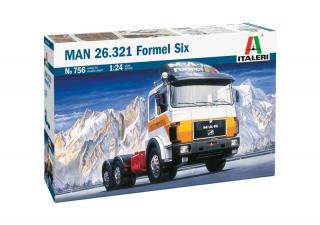 Model ciężarówki MAN 26.321 Formel Six do sklejania - Italeri 0756