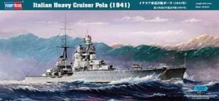 Model ciężkiego krążownika Pola (1941) do sklejania Hobby Boss 86502