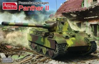 Model czołg PZ Panther II do sklejania Amusing Hobby 35A018