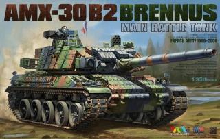 Model czołgu AMX-30 B2 BRENNUS do sklejania, Tiger Model 4604 1:35