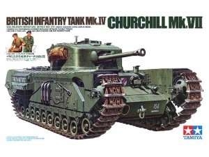 Model czołgu Churchill VII w skali 1/35 do sklejania Tamiya 35210