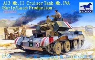 Model czołgu do sklejania A13 Mk.II Cruiser Tank Mk.IVA Bronco 35029